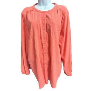 St. John's Bay Coral Blouse